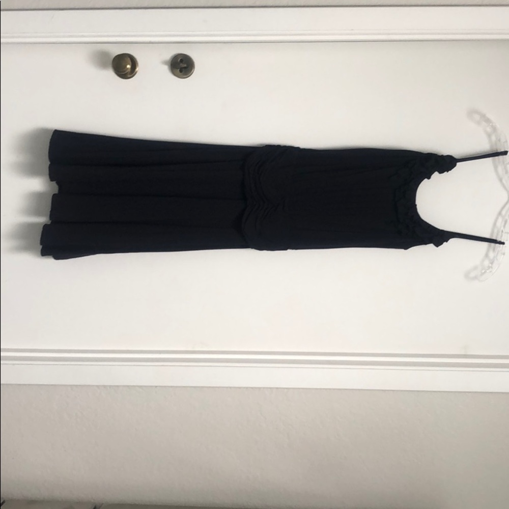 BCBG MAXAZARIA Navy Blue Jersey Dress